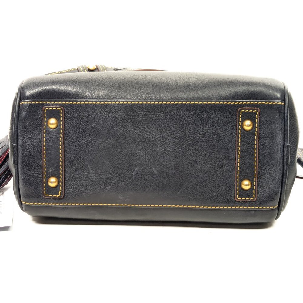 DOONEY & BOURKE USA Black Leather Florentine Hobo Satchel - Made in USA - NEW - Picture 7 of 16